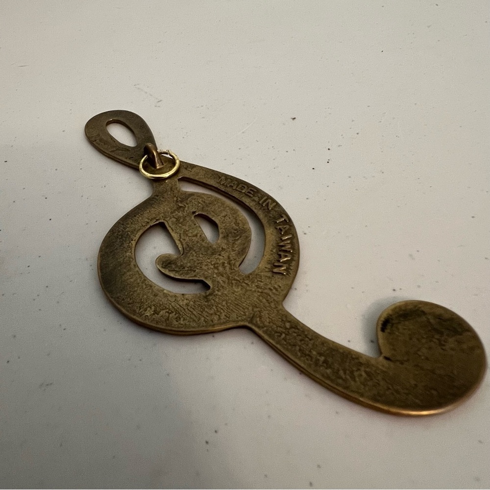 Vintage Brass Treble Clef - Picture 5 of 7